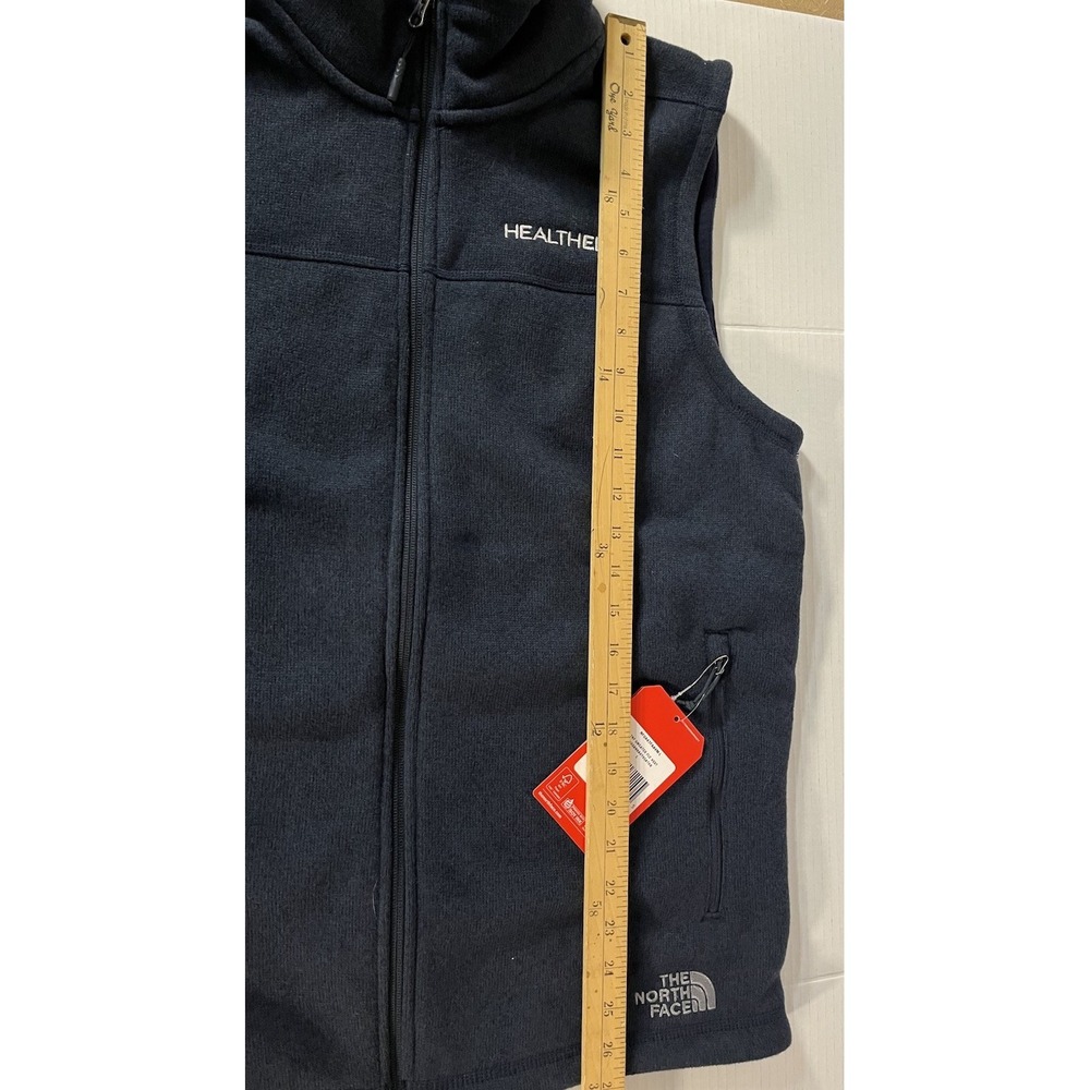 The North Face Men's Sweater Vest‎ Lg Full Zip NWT *Logo - Picture 6 of 7
